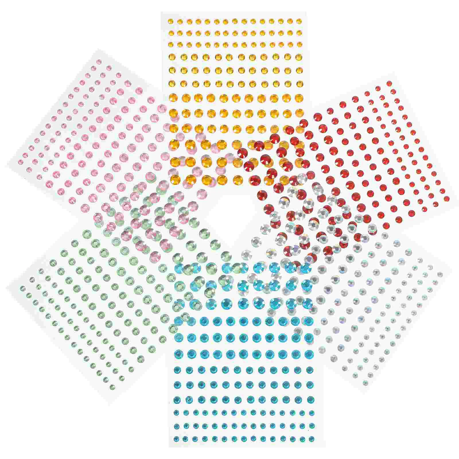 

Temporary Tattoos Face Decor Rhinestone Gems Stickers Music Festival Halloween Party Mobile Crystal DIY Diamond Stickers