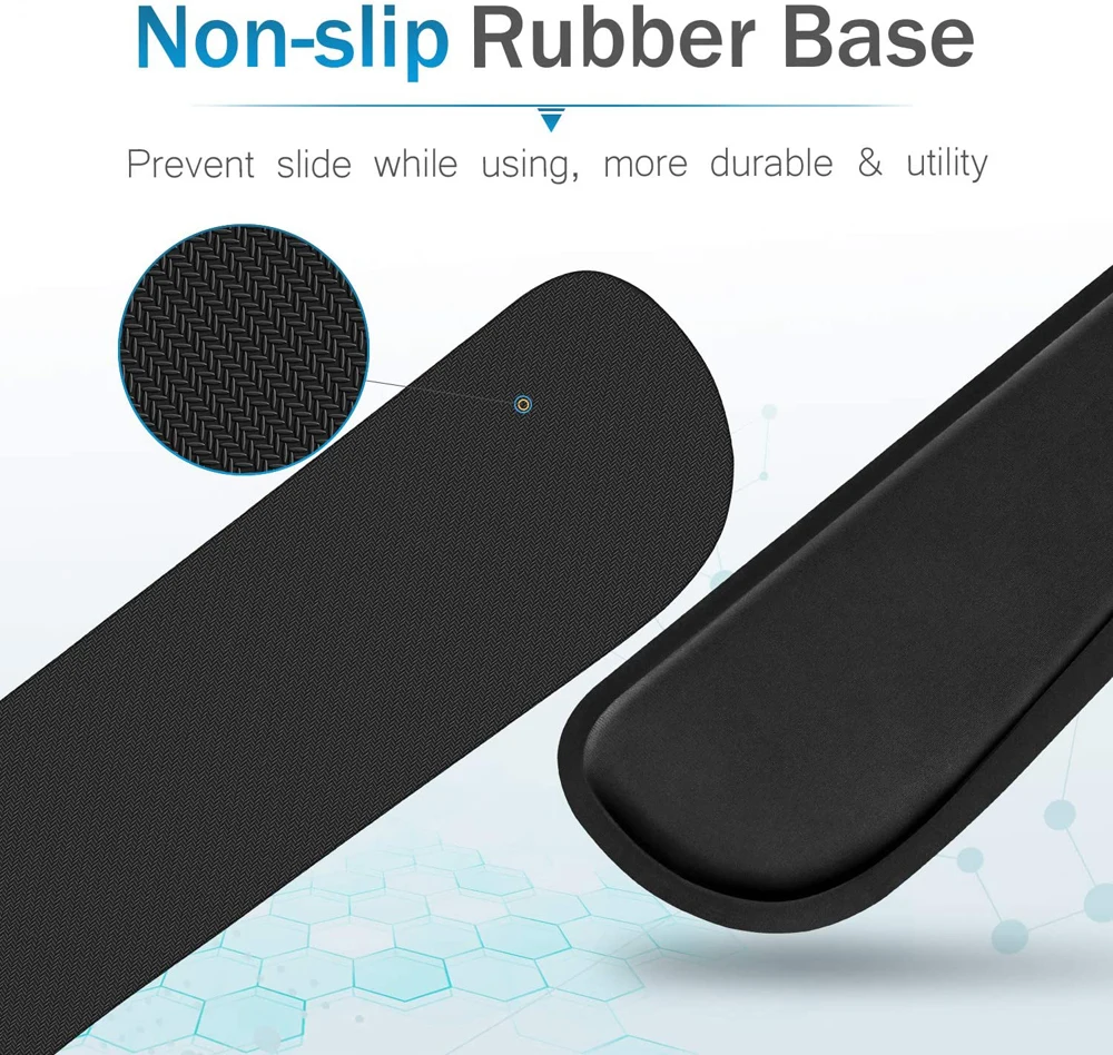 New Keyboard Wrist Rest Pad Wrist Rest Mouse Pad Memory Foam Superfine Fibre Durable Comfortable Mousepad for Office Gaming mouse pad,gaming mousepad,wrist pad