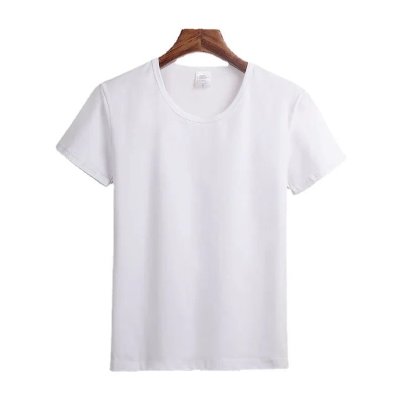 Sublimation-Blank-White-T-Shirts-for-Man-Women-Kids-Casual-Short-Sleeve ...