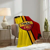 Luxury Logo 1927 Blanket Plush Nap Sofa rug for Living A-AS R-Roma Room Warm Office Bedroom Birthday Home Travel Kid Gifts 2