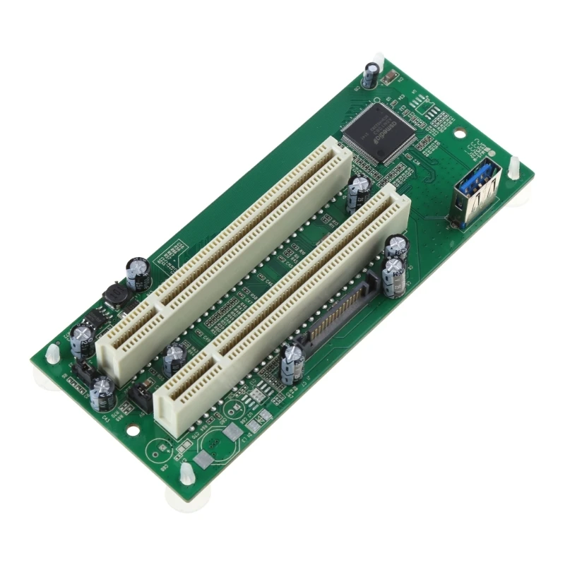 PCI-Express to PCI Adapter Card PCIe to Dual Pci Slot Expansion Card PCIE x1 x16 USB3.0 Adds on Cards Converter