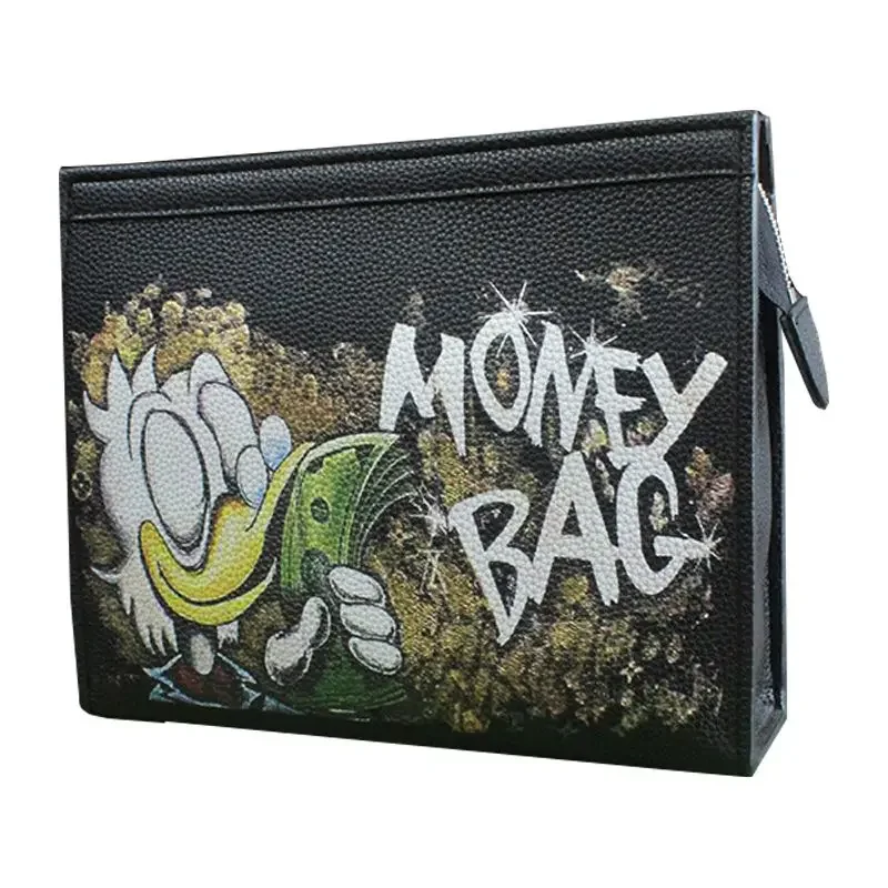 MINISO Disney Donald Duck Handbag Clutch Bag Pu Wallet Coin Purse wallet change bag