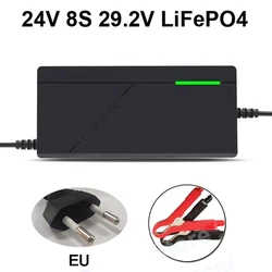 High - Power Universal LiFePo4 Battery Charger with Seven Protection Features - 10A (EU - 24V)