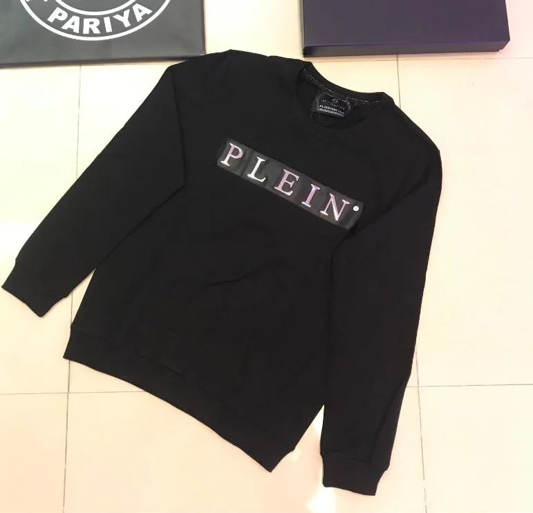 Pullover Top Quality Sweatshirt Designer Rhinestone Plein Ali Top Quality Hoodies New Brand Designer