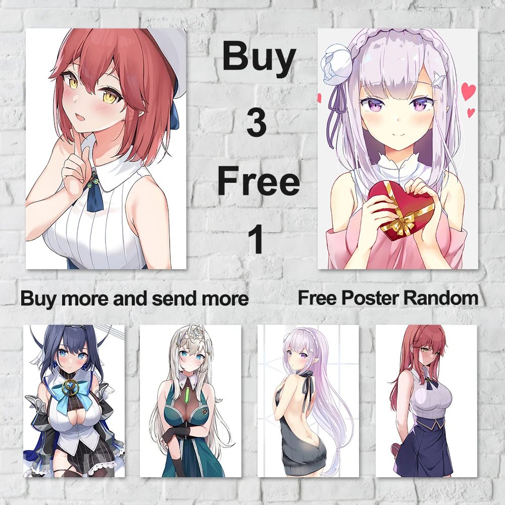 

Retro Classic Sexy Girl Custom Print Image Anime Wall Art Quality Poster Wall Art Living Room Home Bedroom Decor Canvas Painting