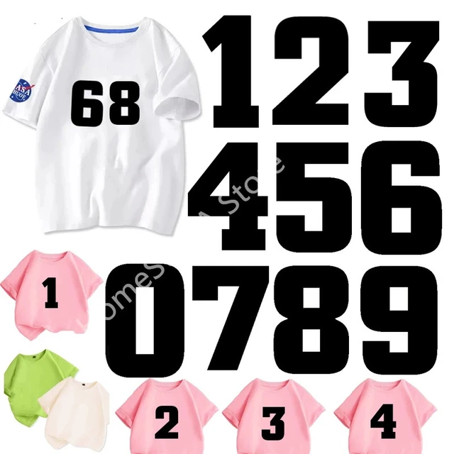 Thermal Stickers Clothing Numbers  Patches Thermal Clothing Letters - Logo  Iron - Aliexpress