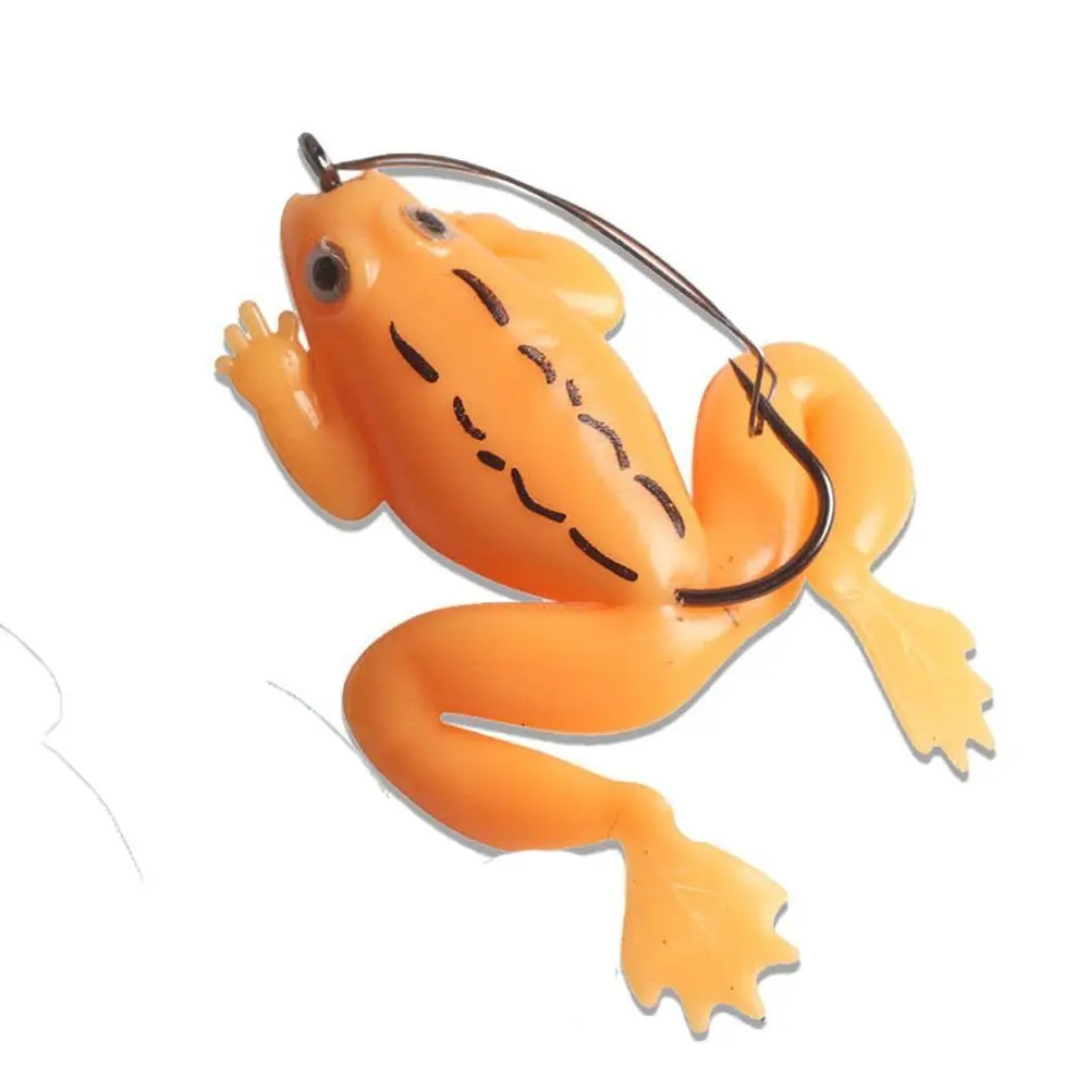 Bionic Jump Frog Bait Fishing Lure Silicone Mini Thunder Frog Bait Realistico Jigging Frog Lure Pesca Sul Ghiaccio
