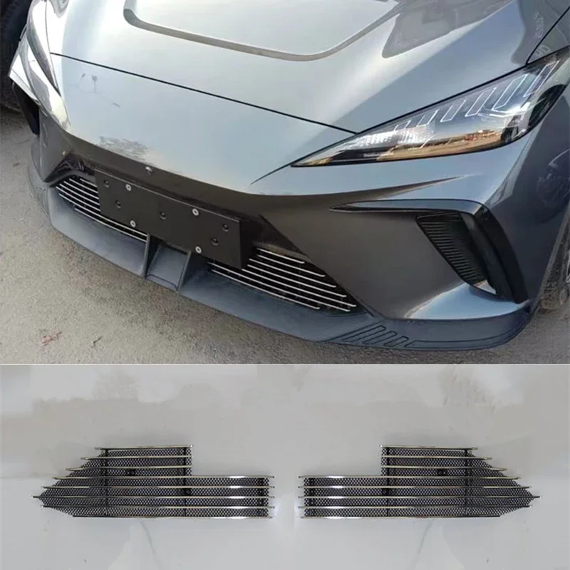 

Car Front Lower Bumper Anti Insect Metal Net For MG4 EV Dustproof Inner Vent Racing Grills Aluminium Alloy Cover Auto Decoration