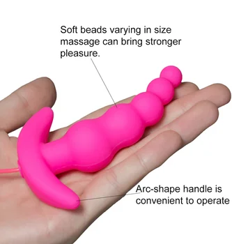 12 Mode Anal Remote control Vibrator Silicone Prostate Massager Vibrating Anal Beads For Women Anal Butt Plug Sex Toys For Men 5