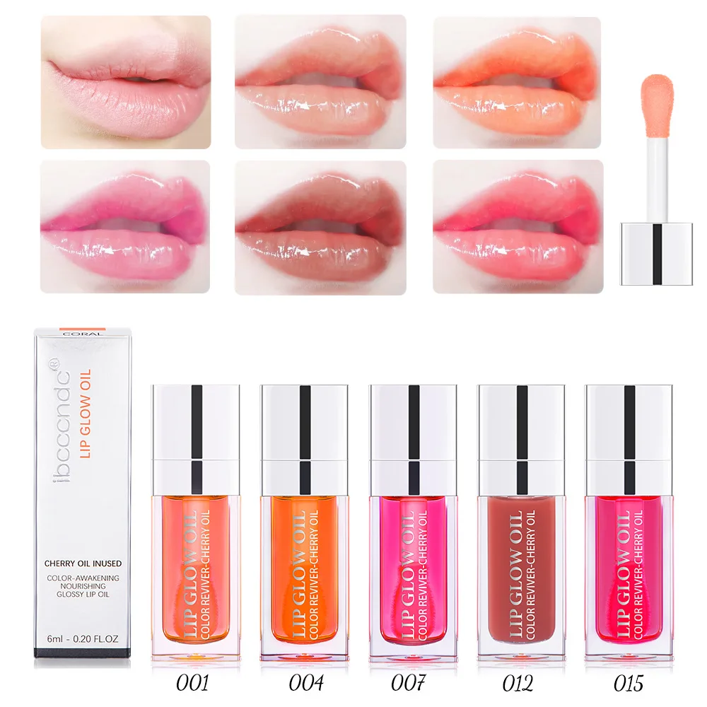 6ml Clear Jelly Lipolie Hydraterende Niet-plakkerige Sexy Plumping Lip Glow Gloss Lip Glazuur Getinte Mode Lippenstift make-up Lipverzorging_voghion.com