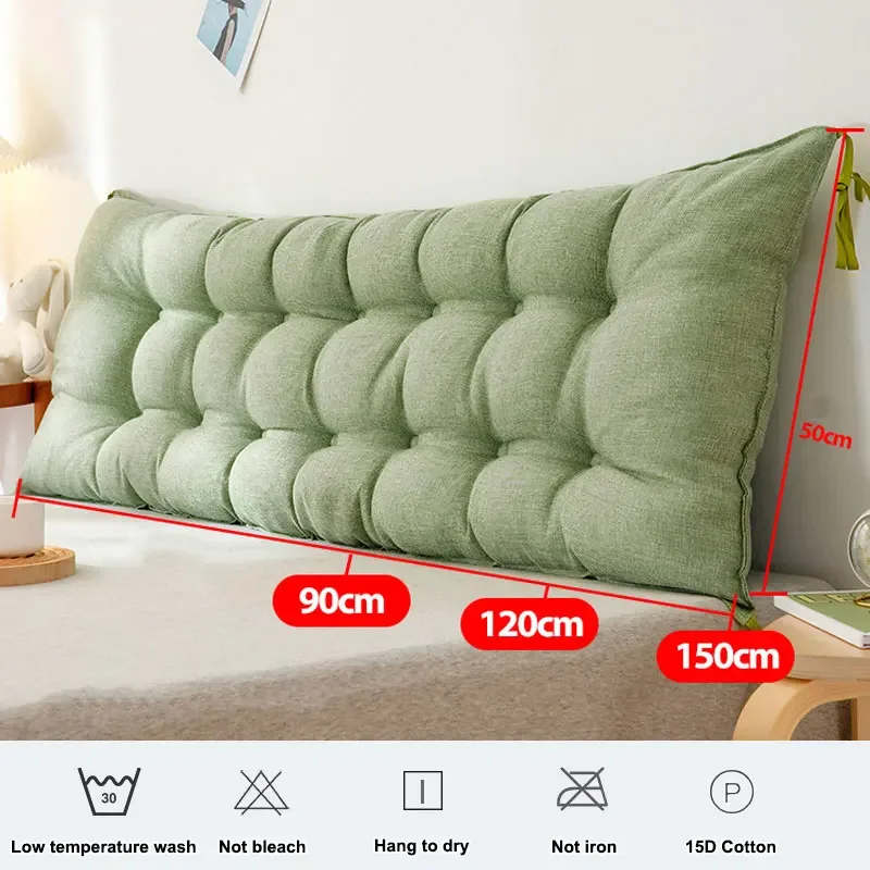 Rectangular Headboard Reading Body Pillow, Bedside Lumbar Chair, Reading Pillow, Wedge Backrest Pillow, Household Decor 4