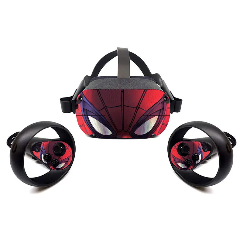 Marvel Spiderman Skin Sticker for Oculus Quest VR Headset Virtual Reality Nice Decoration Decals Protetive PVC Skin 