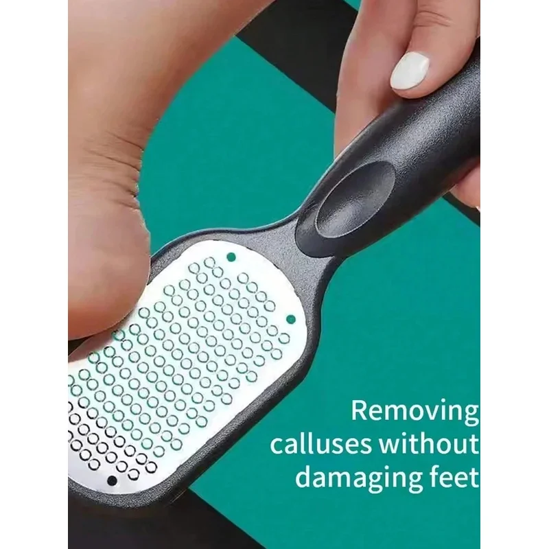 Double-Sided Stainless Steel Foot File Professional Callus Remover for Heel & Foot Exfoliation