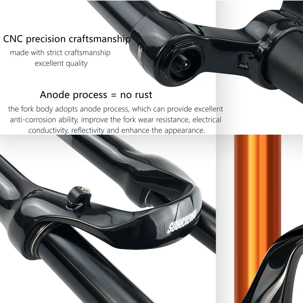 MAGICBROS Thru Axle 15*100mm MTB Mountain Bike Bicycle Air