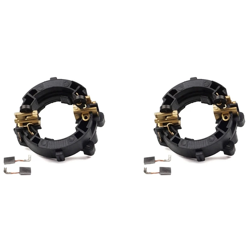 

2X держатель для угольной щетки с щетками для Makita 2460 2470 HR2460 HR2470 HR2460F HR2470F вращающийся молоток, Запасная часть