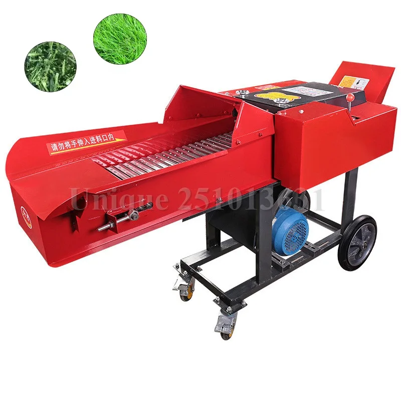 

Farm Use Hay Grass Chaff Straw Crusher Cotton Stalk Chopping Machine Cattle Cow Goat Sheep Food Chaff Cutter