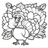 24 Page Art Coloring Book For Adults And Teens THANKSGIVING Theme SIMPLE BOLD Graffiti Painting Drawing For Relaxation Gift 4