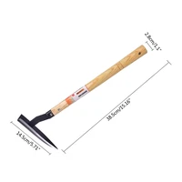 Durable Multifunctional  Manganese Steel Garden Hoe Tools  with Comfortable Handle  for Dig /Plant/ Fertilize 1