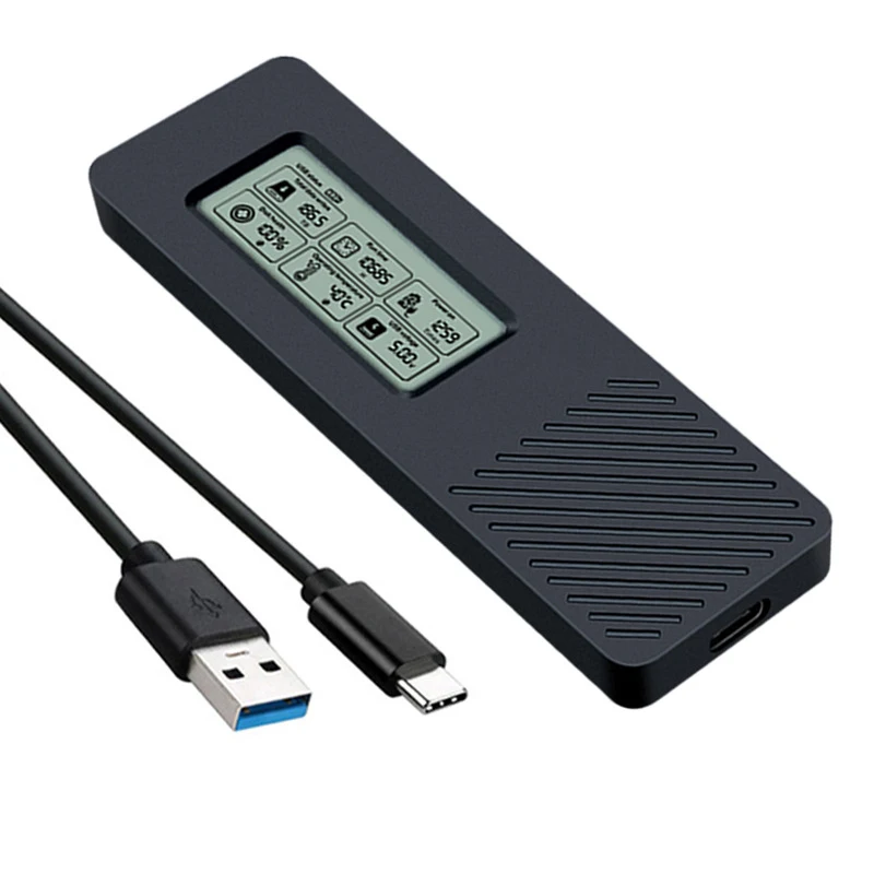 M.2 Hard Drive Case NVM/ENGFF Dual Protocol Solid-State Mobile Hard Drive Case Intelligent Digital Health Detection Tyec UTHAI﻿ external hard drive case,ssd enclosure,hard drive enclosure,external hard drive box,hdd case enclosure