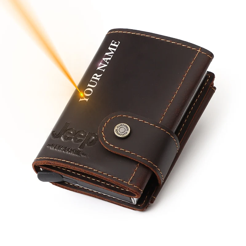 Men Business Card Holder Coin Purse Wallet