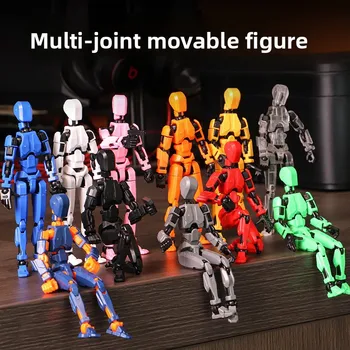 3D Printed Poseable Robot Figure 1