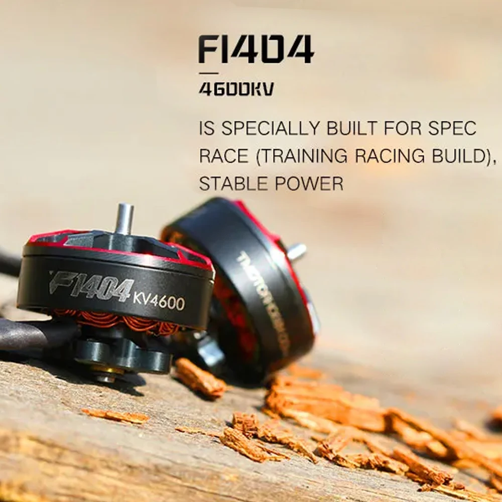 Moteur brushless 3800KV pour drone vu de côté, câbles de sortie visibles