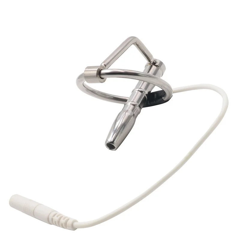 Electric Shock Horse Eye Stick Pulse Massage Masturbation Rod Penis Extender Urethral Sound for Men