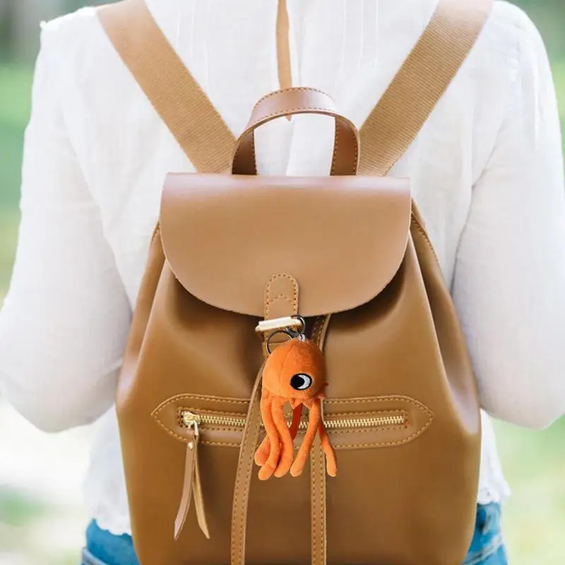 6pcs Garden BanBan Plush Keychains Monsters Doll Charm Key Chain Plush Toy Women Bag Pendant Car Key Ring Children Birthday Gift 2