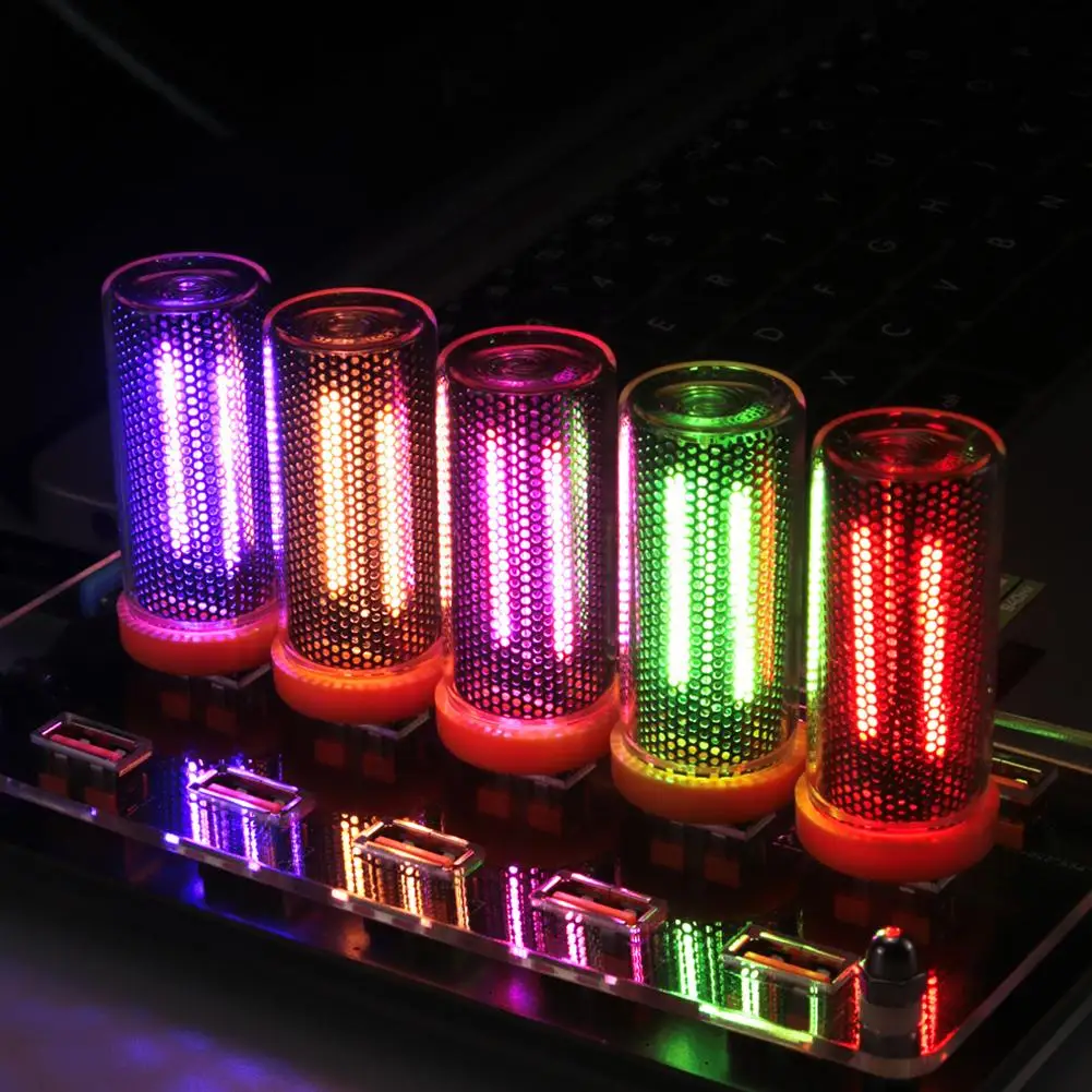 터치 LED 유리병 무드등 USB 데스크탑 분위기 조명 색상 변경 조명 침실 장식용