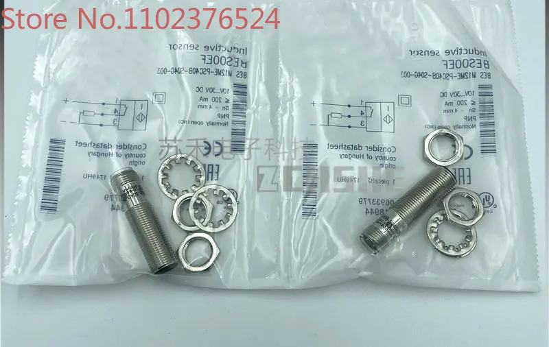 

4 pieces Proximity switch BES00EF BES M12ME-PSC40B-S04G-003 plug PNP normally open sensor