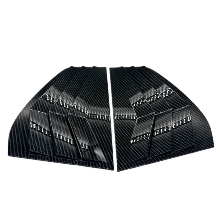 폭스바겐 골프 6 MK6 2008 2009 2010 2011 2012 리어 윈도우 루버 셔터 커버 사이드 벤트 트림 윈드쉴드 커버 자동차 액세서리