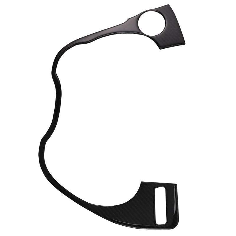 자동차 내부 대시보드 프레임 커버 트림, 탄소 섬유, 인피니티 Q50 Q60 2014-2019 계기판 프레임