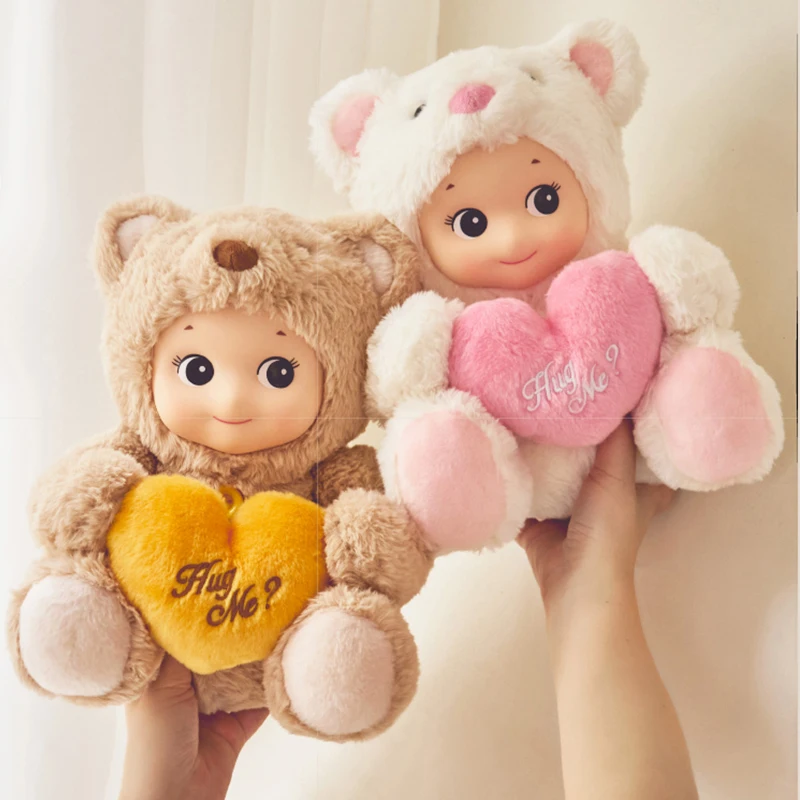 

Мягкая игрушка-медведь Sonny Angel Huggable, плюшевые животные, коллекционная кукла, мягкий медведь, Успокаивающая исцеляющая игрушка, коробка, подарок для детей на день рождения