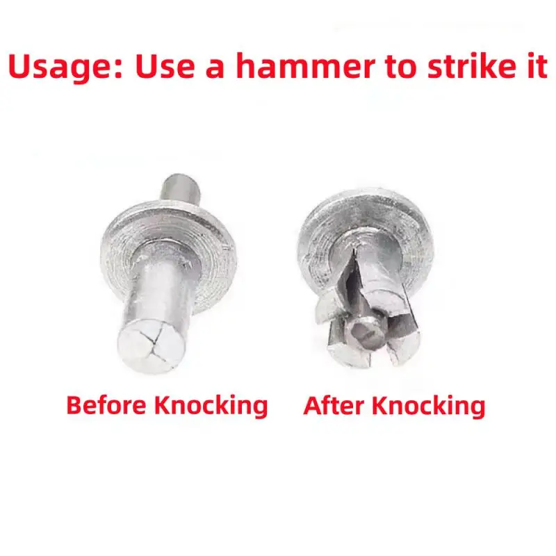 Hammer Drive Expansion Rivets 7/9/11mm Knock Type Aluminum Alloy Stainless Steel Rod Screw Nails Rivet Fastener Hardware Tools rivets and fasteners,rivets and screws