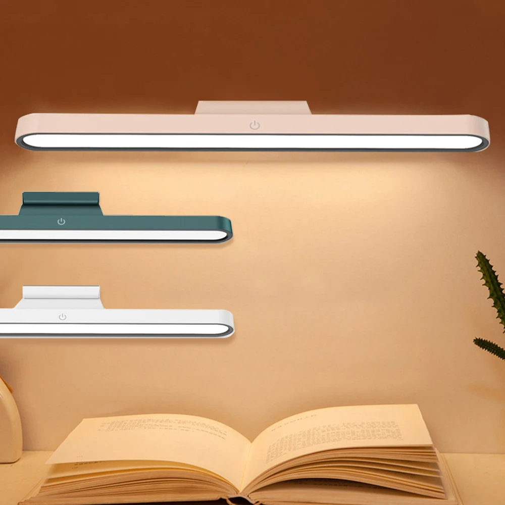 Tanie Lampa stołowa lampka biurkowa USB LED Office akumulator wiszący magnetyczny