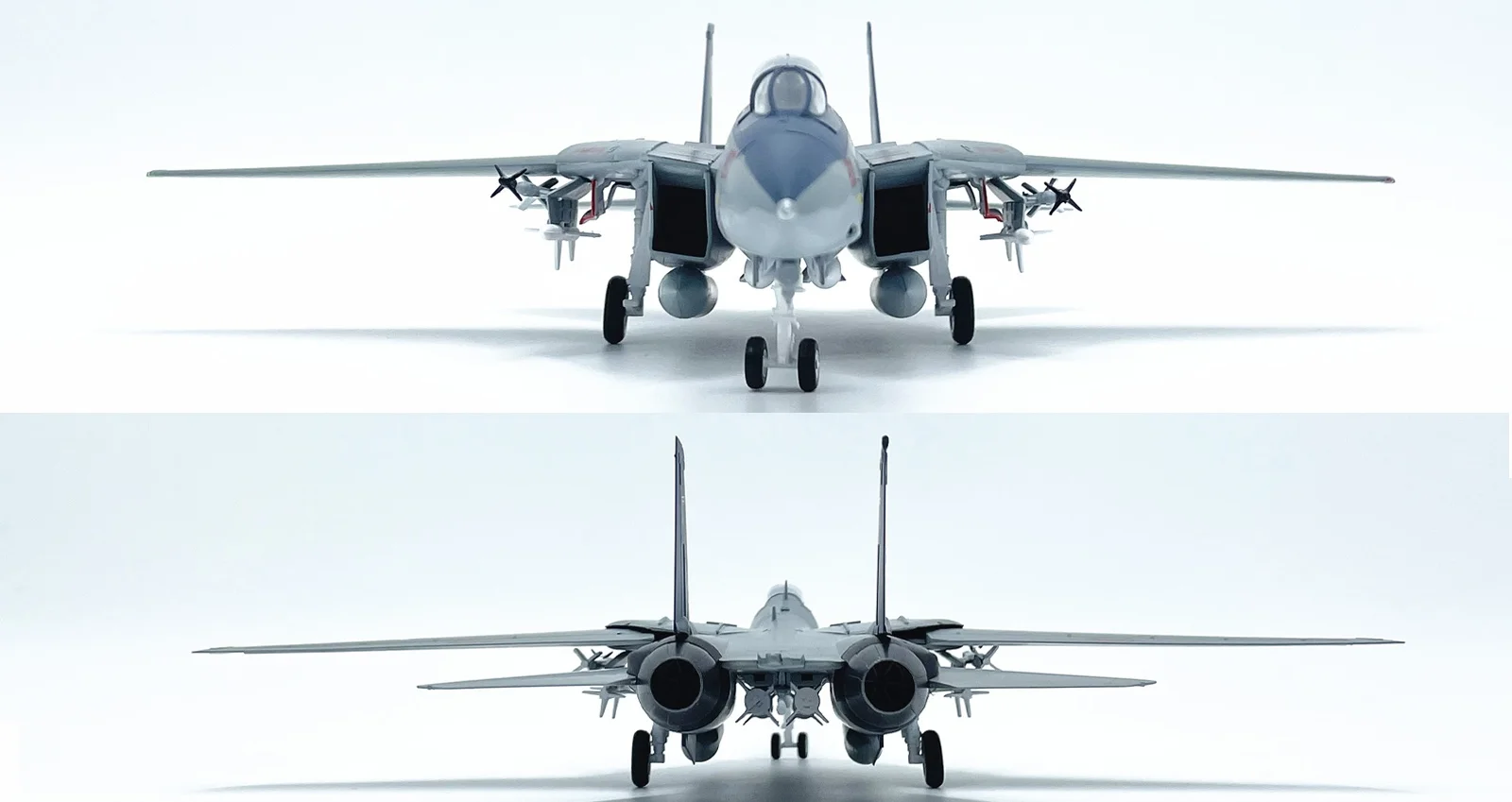 1: 72 American F14B fighter model VF-11 Red Boar Squadron E37189  Finished product collection model