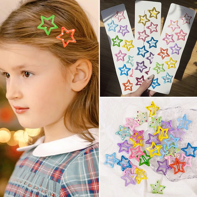 hair clips snap hair clips for Girls kids School hair accessories Barrette  Snap