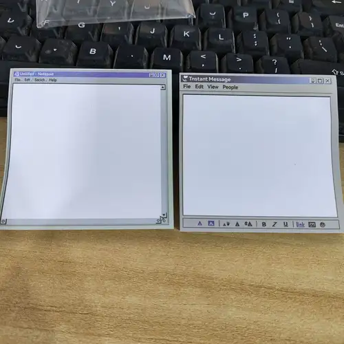 50 Sheets Computer Drawing Board Pattern Notepad Funny Stationery Self-Adhesive Kawaii Notepad Memo Pad Office School Supplies - Image 5