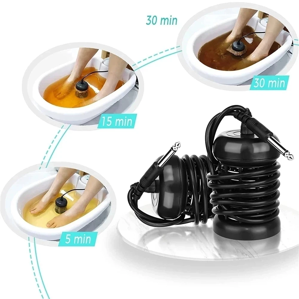Foot bath array displayed from top angle