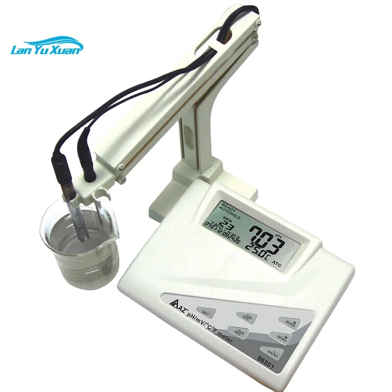 

AZ86501 Acidity Tester Laboratory Bench Top PH MV Meter Industrial Desktop