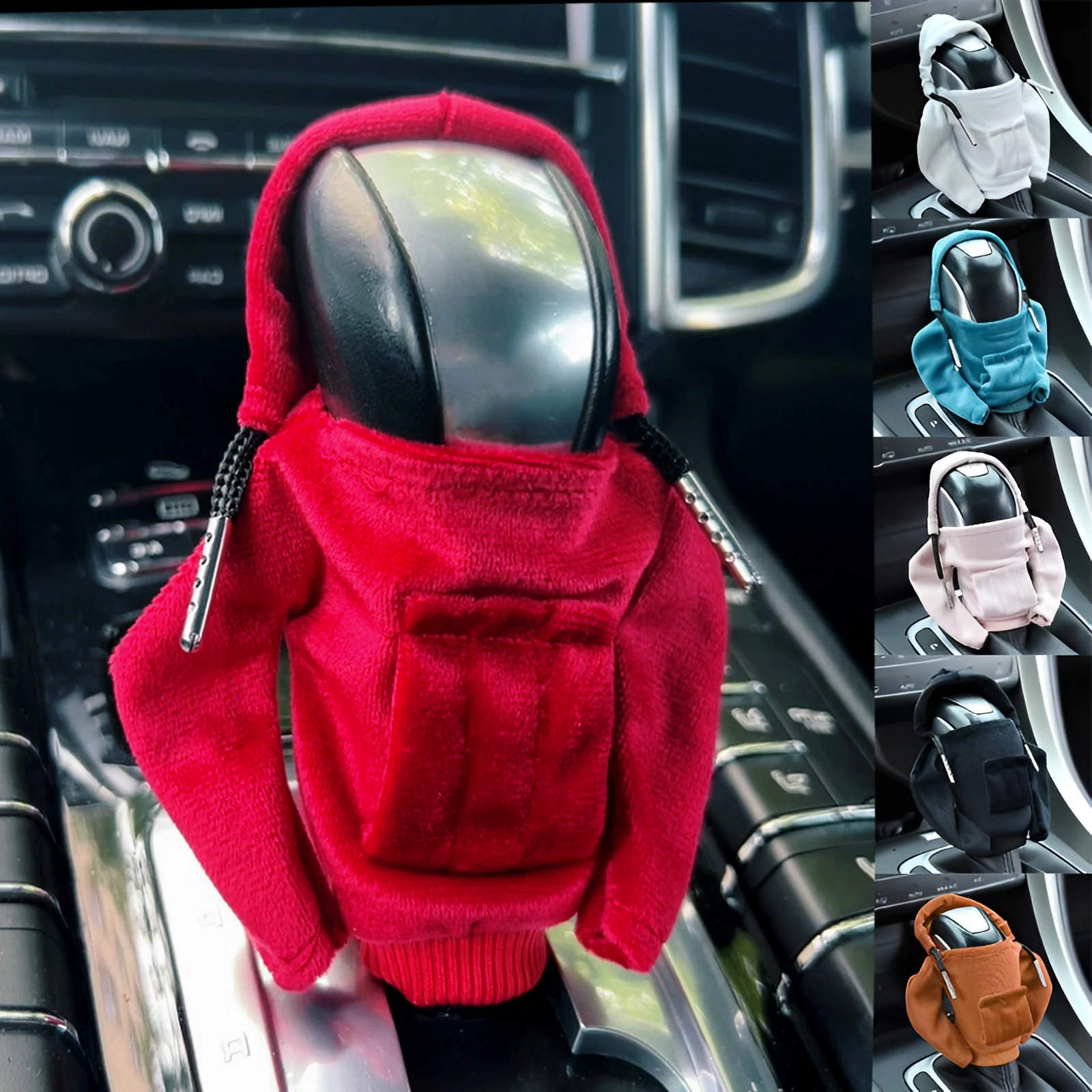 1PC Red Universal Car Gear Shift Cover Hoodie,Upgrade Your Car With This  Creative Hoodie Car Universal Gear Protection Cover, Automotive Gear Shift  Dust Hooded Cover, Car Decoration Accessories! Fashionable Mini Hooded  Sweatshirt