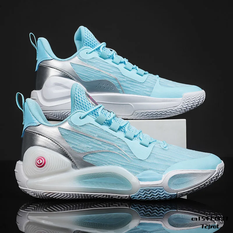 Professional Mens Basketball Sneakers Non-slip Training Sports Trainers for Kids Low-top Cushion Basketball Shoes