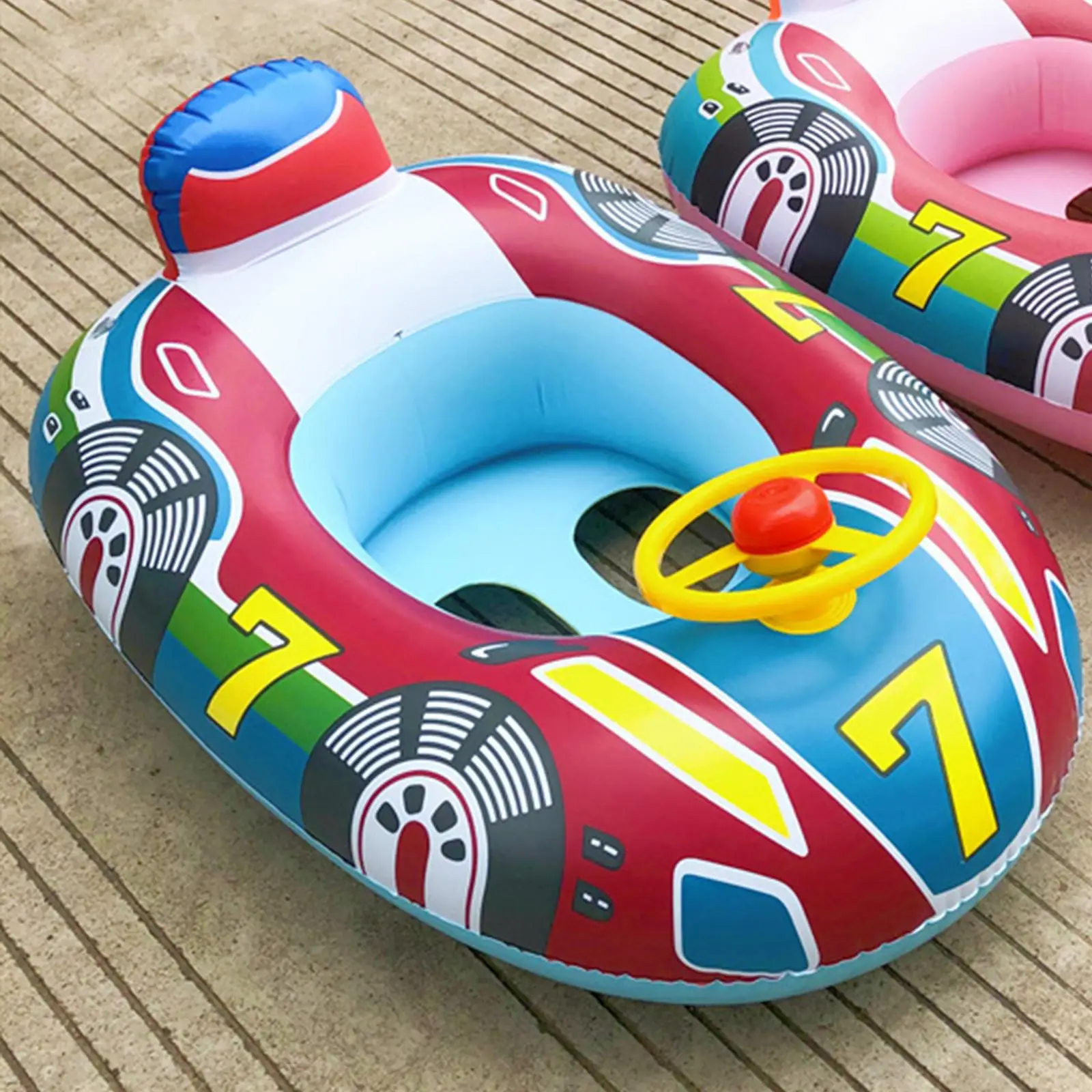 Inflatable Float Seat Baby Swimming Circle Toddler Swimming Ring Kid Child Swim Ring Accessories Water Fun Pool Beach Toys 2