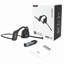 Enhanced Noise Cancelling Wireless Headset with Boom Microphone (Black)