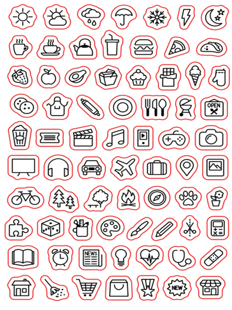 Sign stamp Clear Stamps for Scrapbooking Transparent Silicone Rubber DIY Photo Album Decor Clear Stamps Clear Rubber Stamps