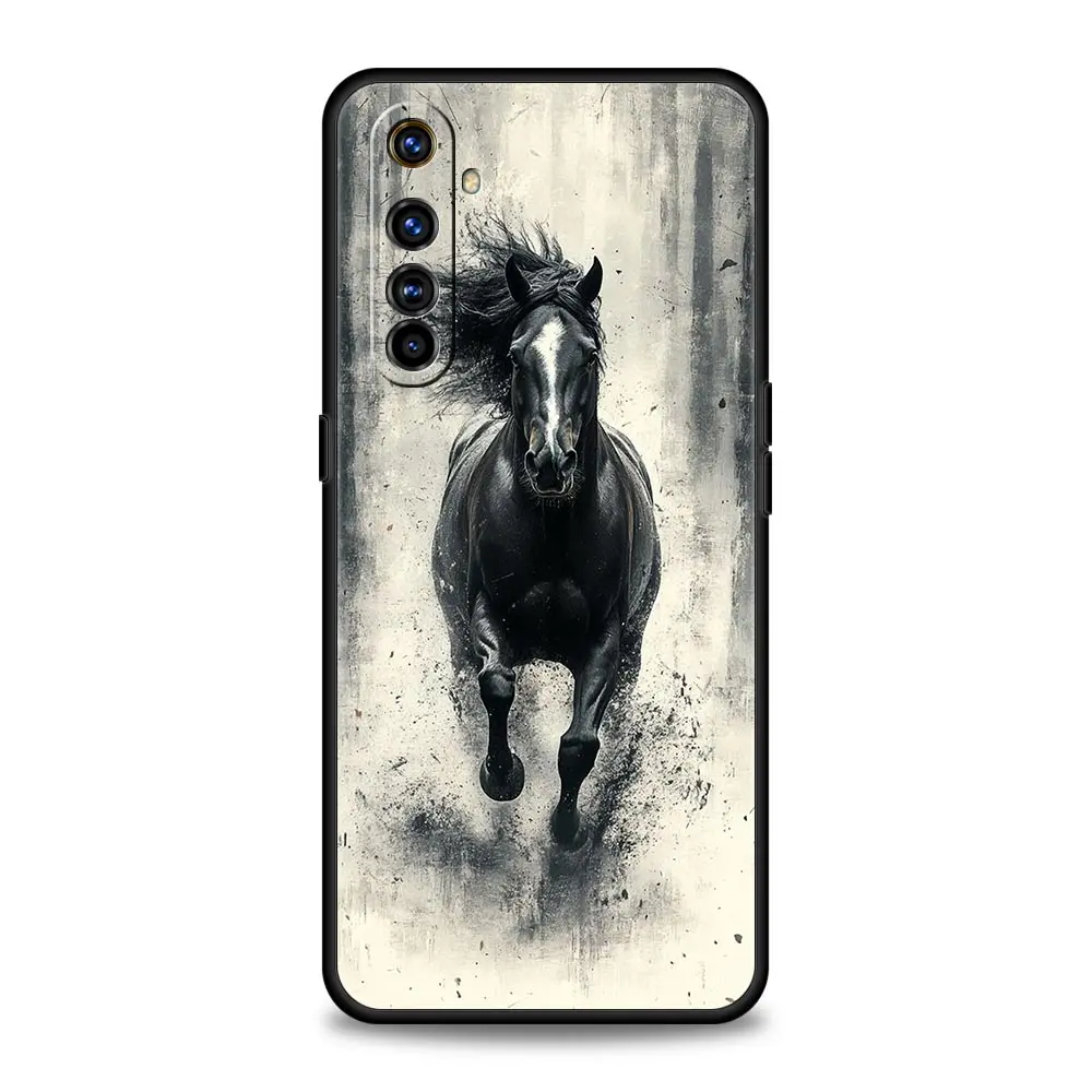 Horses Galloping Design Phone Case Cover