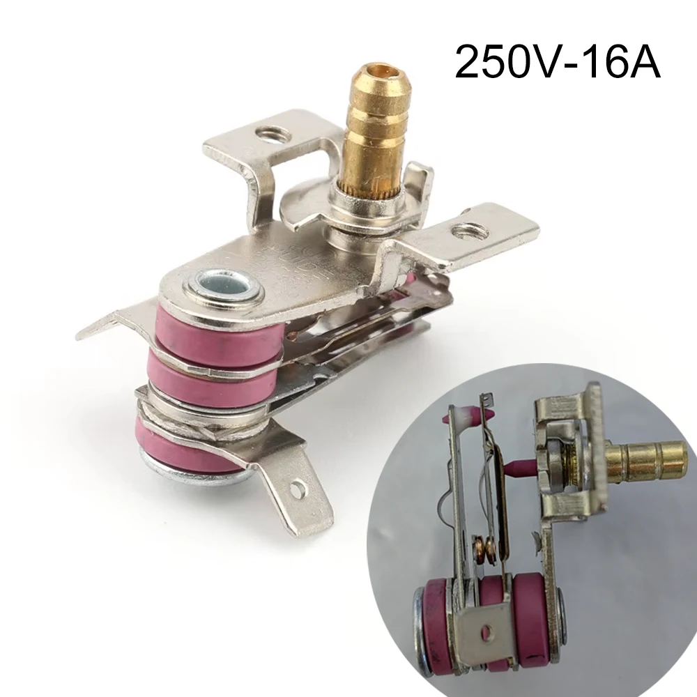 AC 250V 16A Adjustable Temperature Switch Bimetallic Thermostat For Electric Oven Repair Part