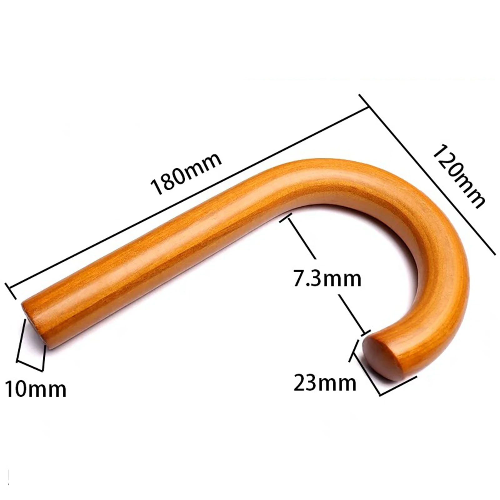 Umbrella Handle Replacement J Stick Handle Rain Umbrella Grip Repair Part Accessory for Cane Stick Umbrellas
