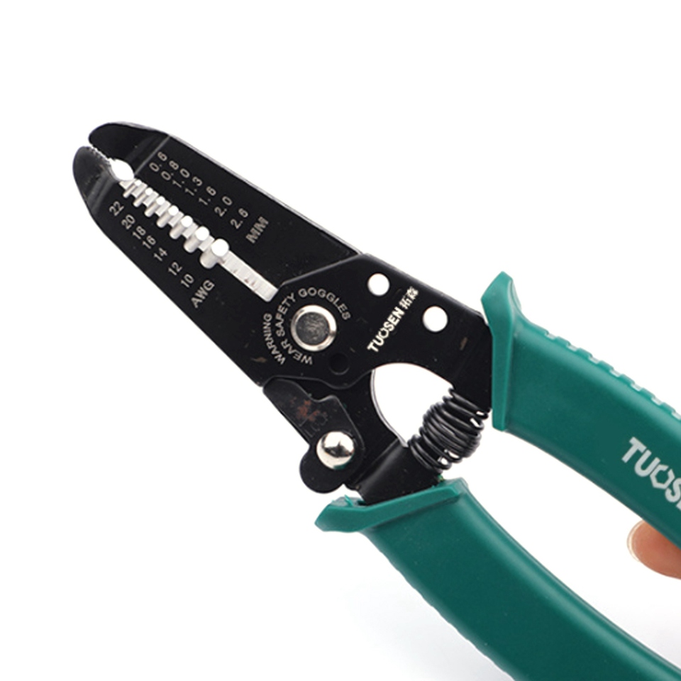 Multifunction Wire Crimper Cable Cutter Electrician Crimping Tool Hand Pliers Green 6/7/8 Inch Durable Hand Tools