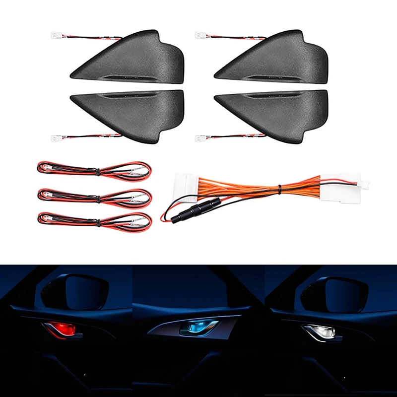 Auto Led Deur Kom Armsteun Sfeer Licht Deur Kom Handvat Frame Licht Mazda 3 Axela 2014-2016